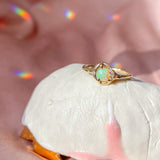 Cosmic Confetti Diamond Dusted Opal Ring