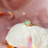 Cosmic Confetti Diamond Dusted Opal Ring
