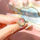 Magique Watermelon Tourmaline Solitaire II
