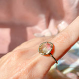 Magique Watermelon Tourmaline Solitaire II