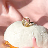 Magique Watermelon Tourmaline Solitaire II