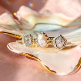 Sacred Shield Salt Diamond Ring