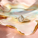 Sacred Shield Salt Diamond Ring