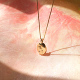 Engraved Rose Pendant