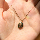 Engraved Rose Pendant