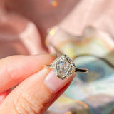 Sacred Shield Salt Diamond Ring