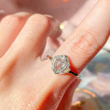 Sacred Shield Salt Diamond Ring