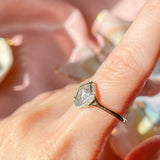Sacred Shield Salt Diamond Ring