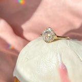 Sacred Shield Salt Diamond Ring