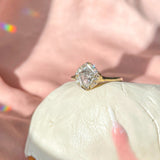 Sacred Shield Salt Diamond Ring