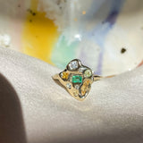 Vert Vitrail Ring