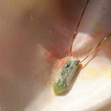Green + Pink Tourmaline Pendant