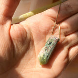 Green + Pink Tourmaline Pendant