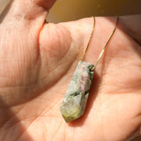 Green + Pink Tourmaline Pendant