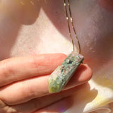Green + Pink Tourmaline Pendant
