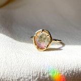Magique Watermelon Tourmaline Solitaire II