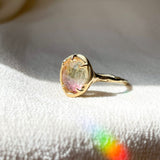 Magique Watermelon Tourmaline Solitaire II