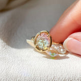 Magique Watermelon Tourmaline Solitaire II