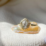 Sacred Shield Salt Diamond Ring