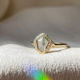 Sacred Shield Salt Diamond Ring