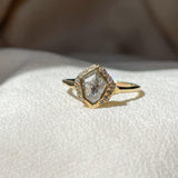 Sacred Shield Salt Diamond Ring