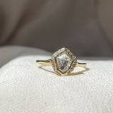 Sacred Shield Salt Diamond Ring