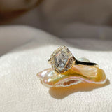 Sacred Shield Salt Diamond Ring