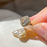 Sacred Shield Salt Diamond Ring