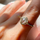 Sacred Shield Salt Diamond Ring