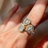 Sacred Shield Salt Diamond Ring