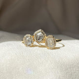 Sacred Shield Salt Diamond Ring