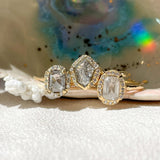 Sacred Shield Salt Diamond Ring