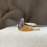 Intergalactic Iolite Sunstone Solitaire