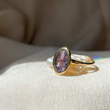 Intergalactic Iolite Sunstone Solitaire