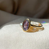 Intergalactic Iolite Sunstone Solitaire