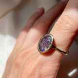 Intergalactic Iolite Sunstone Solitaire