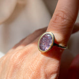 Intergalactic Iolite Sunstone Solitaire