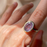 Intergalactic Iolite Sunstone Solitaire