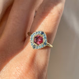Spinel Solstice Halo Ring