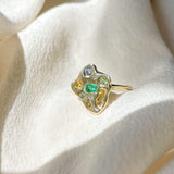 Vert Vitrail Ring
