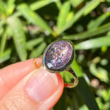 Intergalactic Iolite Sunstone Solitaire