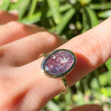 Intergalactic Iolite Sunstone Solitaire