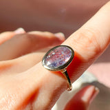 Intergalactic Iolite Sunstone Solitaire