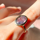 Intergalactic Iolite Sunstone Solitaire