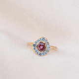 Spinel Solstice Halo Ring