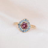 Spinel Solstice Halo Ring
