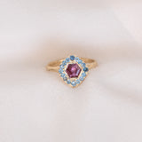 Spinel Solstice Halo Ring