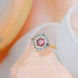 Spinel Solstice Halo Ring