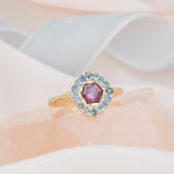 Spinel Solstice Halo Ring