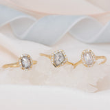 Sacred Shield Salt Diamond Ring